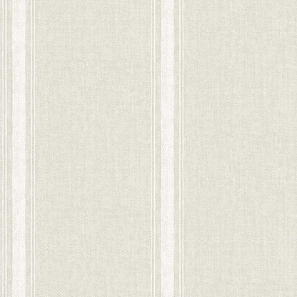 Chesapeake Plaid & Stripe Linette Wallpaper Sample - Beige