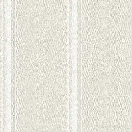 Chesapeake Plaid & Stripe Linette Wallpaper - Beige