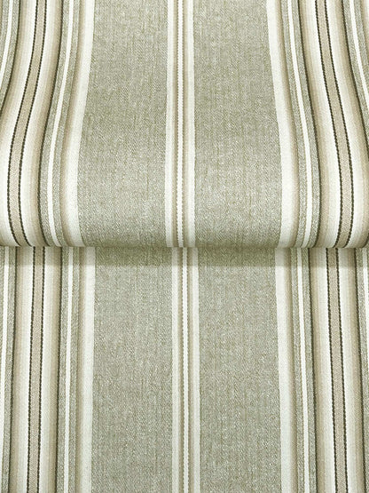 Chesapeake Plaid & Stripe Calvados Wallpaper Sample - Moss
