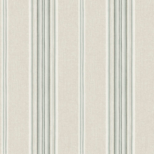 Chesapeake Plaid & Stripe Calvados Wallpaper - Turquoise
