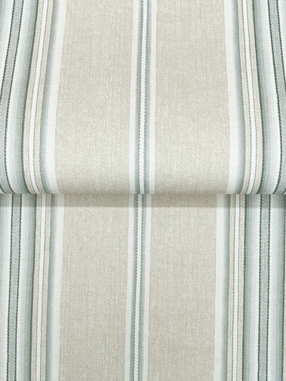 Chesapeake Plaid & Stripe Calvados Wallpaper Sample - Turquoise