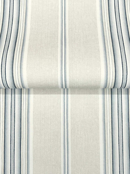 Chesapeake Plaid & Stripe Calvados Wallpaper Sample - Blue