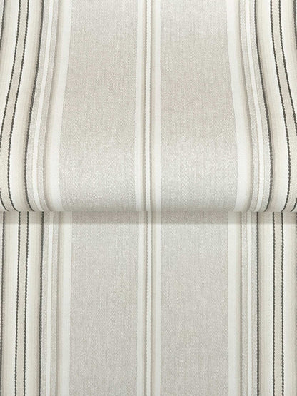 Chesapeake Plaid & Stripe Calvados Wallpaper Sample - Gray