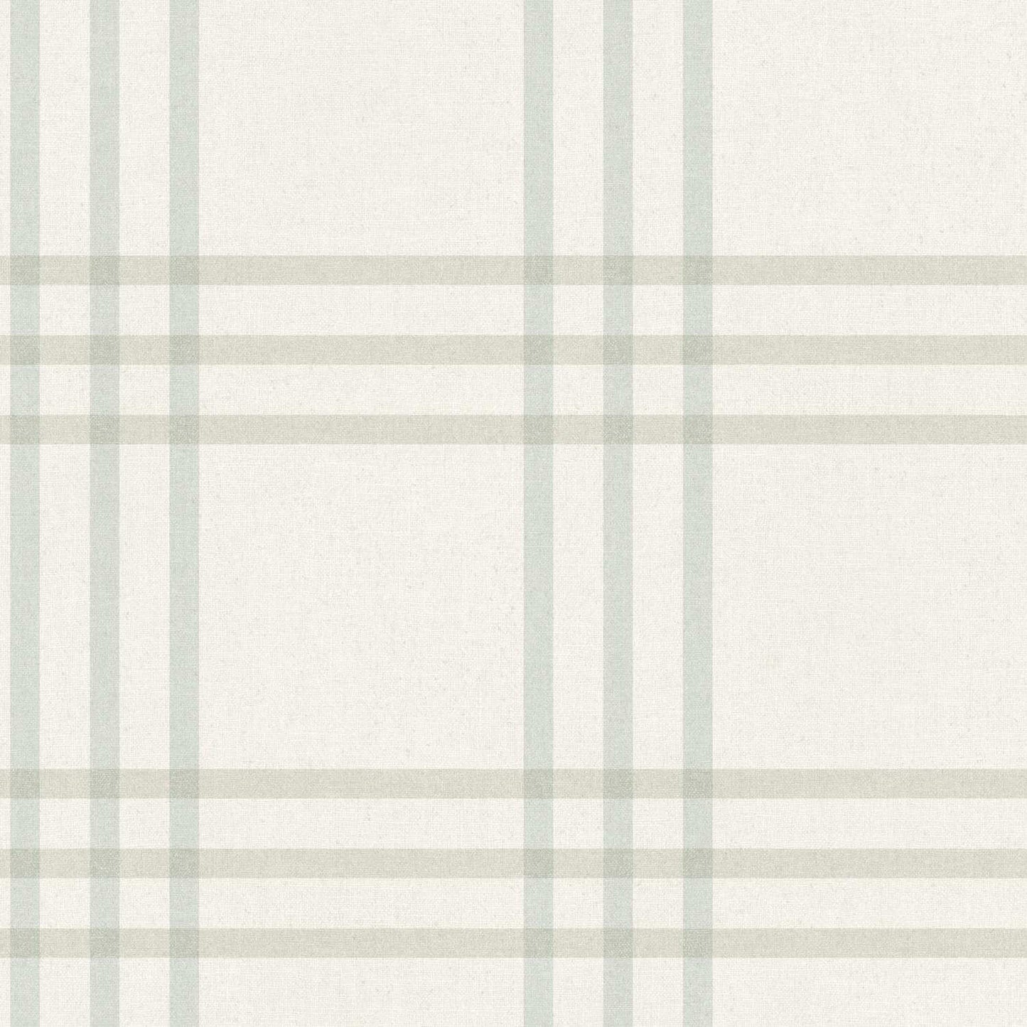 Chesapeake Plaid & Stripe Fletcher Wallpaper Sample - Aqua