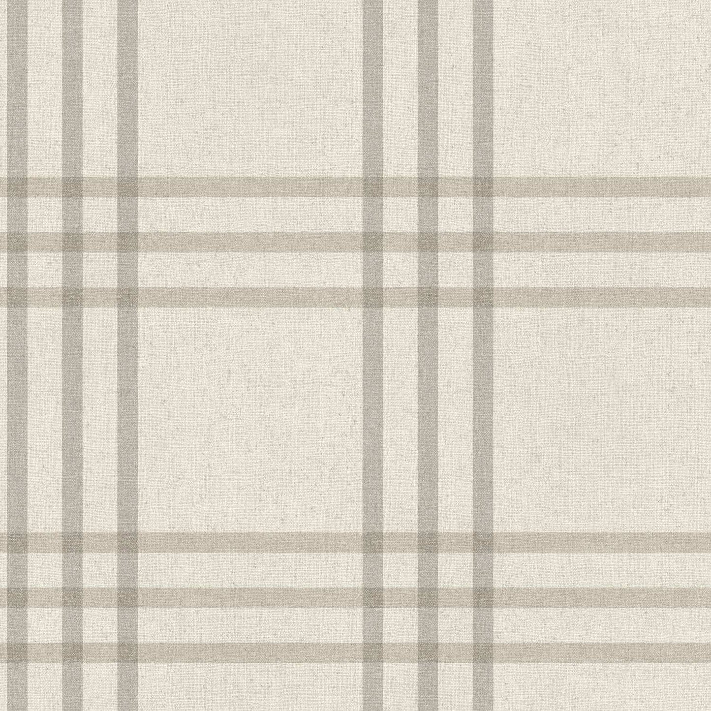 Chesapeake Plaid & Stripe Fletcher Wallpaper - Gray