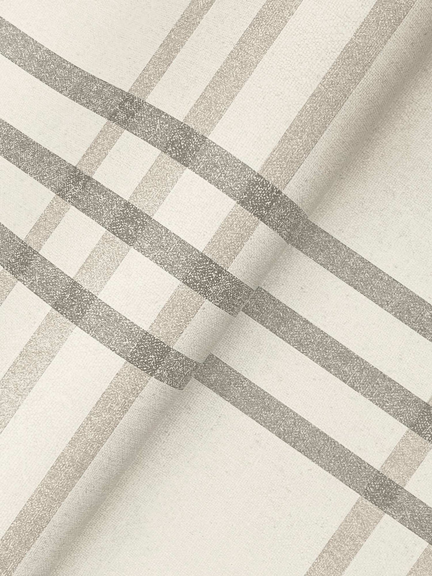 Chesapeake Plaid & Stripe Fletcher Wallpaper - Gray