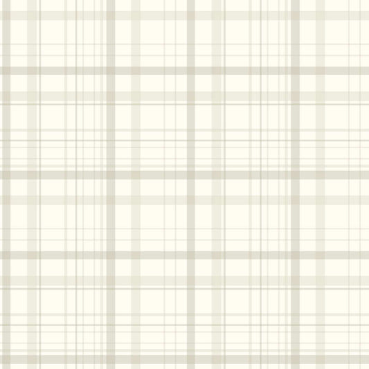 Chesapeake Plaid & Stripe Burgess Wallpaper - Light Green