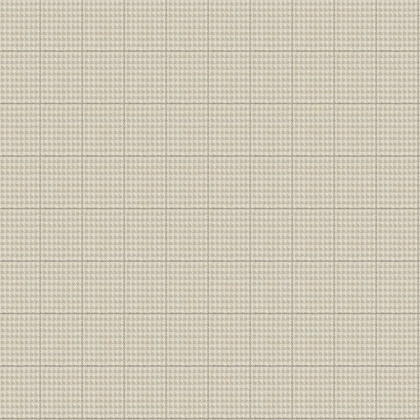 Chesapeake Plaid & Stripe Prescott Wallpaper Sample - Taupe