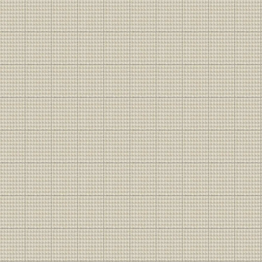 Chesapeake Plaid & Stripe Prescott Wallpaper - Taupe