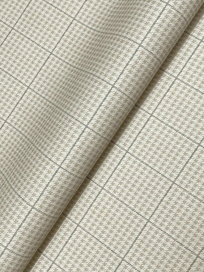 Chesapeake Plaid & Stripe Prescott Wallpaper Sample - Taupe