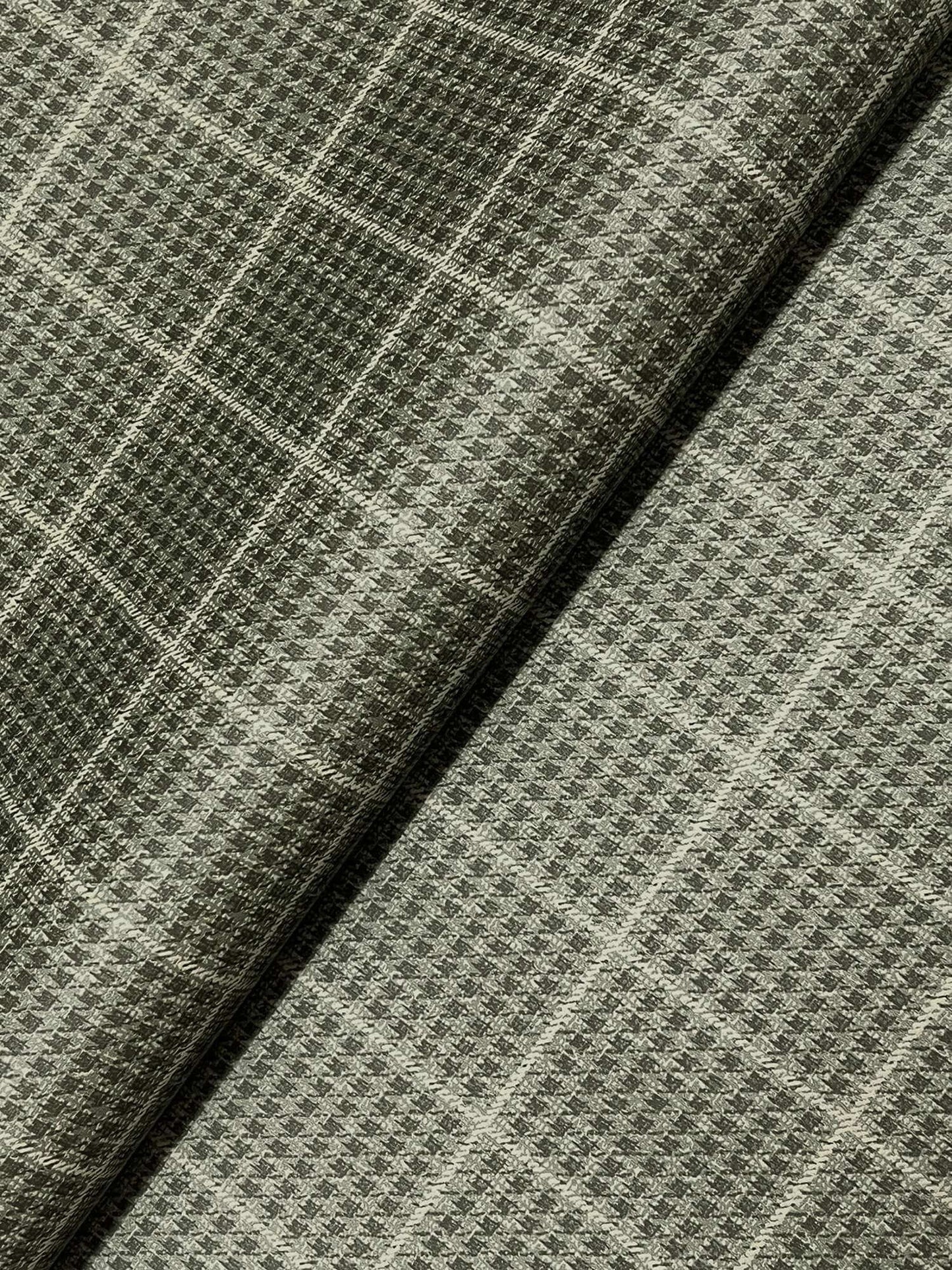 Chesapeake Plaid & Stripe Prescott Wallpaper Sample - Dark Green