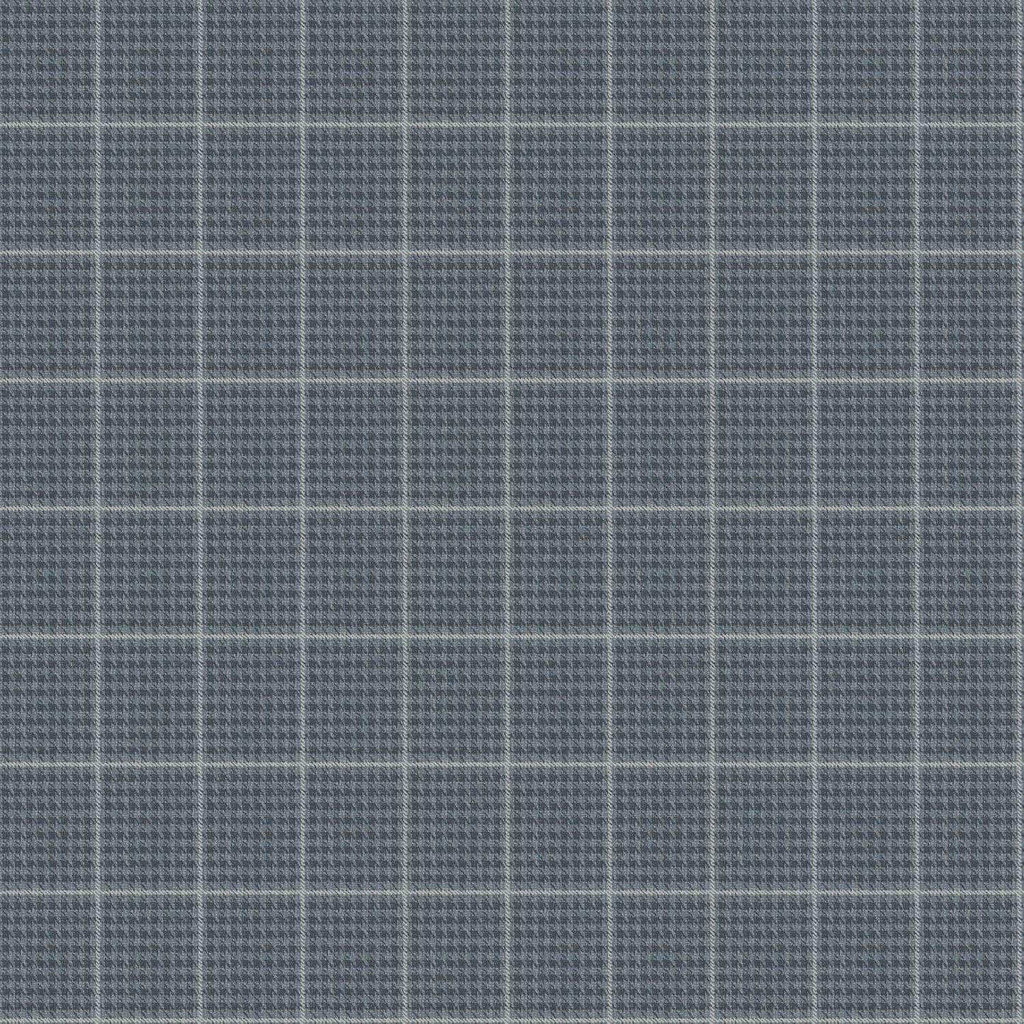 Chesapeake Plaid & Stripe Prescott Wallpaper Sample - Navy