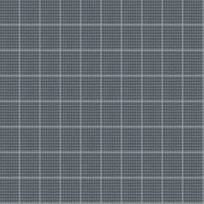 Chesapeake Plaid & Stripe Prescott Wallpaper Sample - Navy