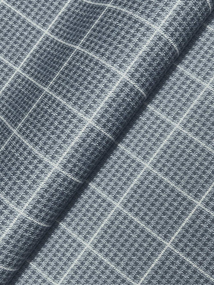 Chesapeake Plaid & Stripe Prescott Wallpaper Sample - Navy