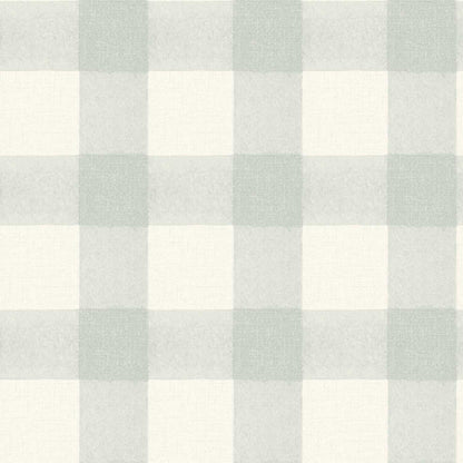 Chesapeake Plaid & Stripe Thorpe Wallpaper - Aqua
