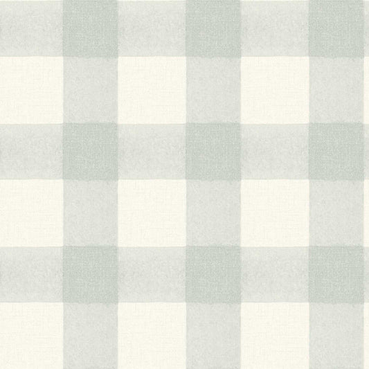Chesapeake Plaid & Stripe Thorpe Wallpaper - Aqua