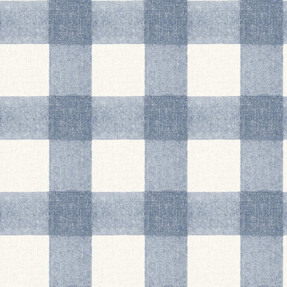 Chesapeake Plaid & Stripe Thorpe Wallpaper Sample - Blue