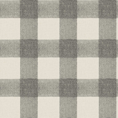 Chesapeake Plaid & Stripe Thorpe Wallpaper Sample - Charcoal