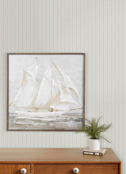 Chesapeake Plaid & Stripe Harville Wallpaper Sample - Aqua