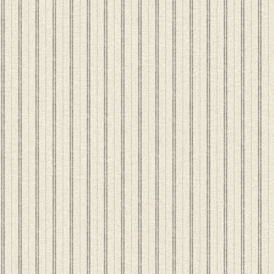 Chesapeake Plaid & Stripe Harville Wallpaper - Black