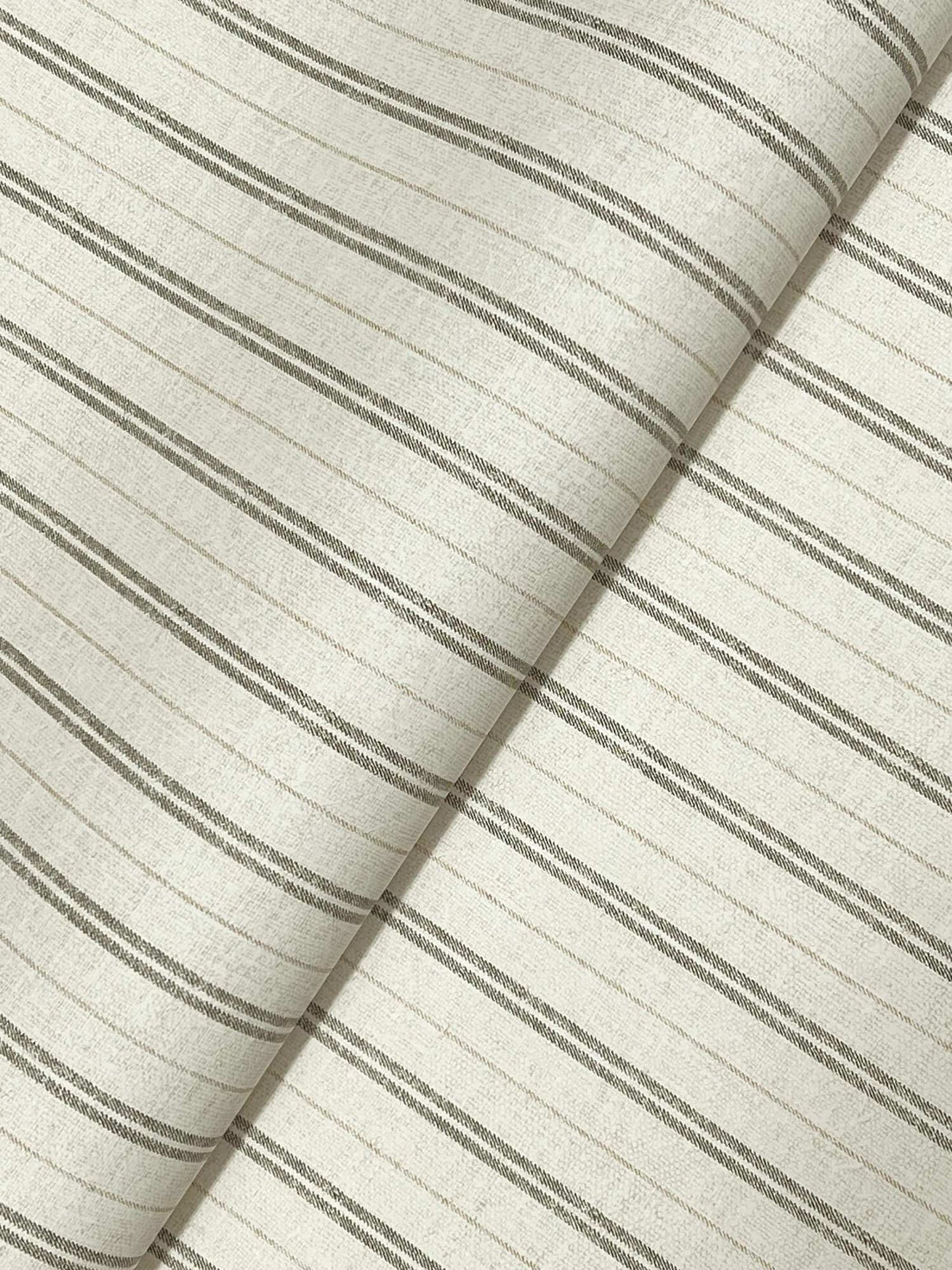 Chesapeake Plaid & Stripe Harville Wallpaper Sample - Black
