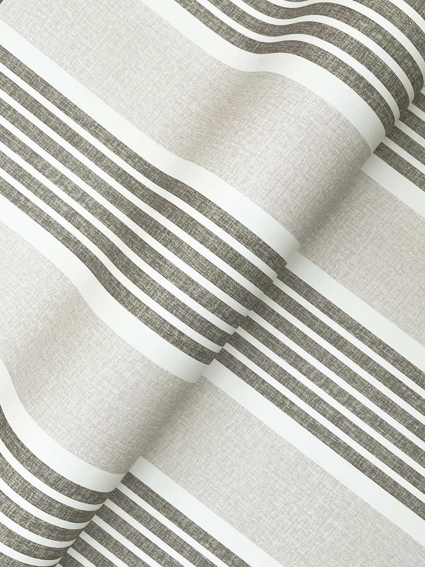 Chesapeake Plaid & Stripe Bingley Wallpaper Sample - Charcoal