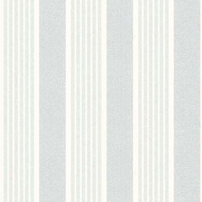 Chesapeake Plaid & Stripe Bingley Wallpaper Sample - Light Blue