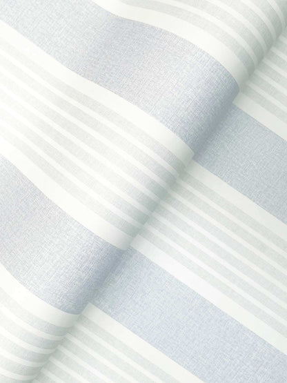 Chesapeake Plaid & Stripe Bingley Wallpaper Sample - Light Blue