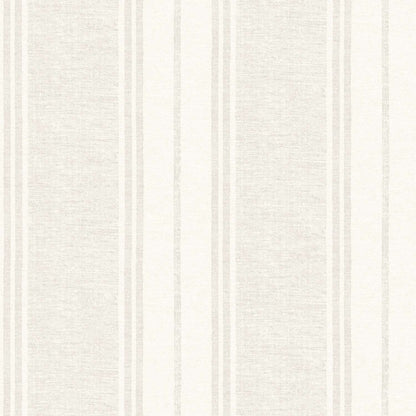 Chesapeake Plaid & Stripe Maddox Wallpaper Sample - Light Gray