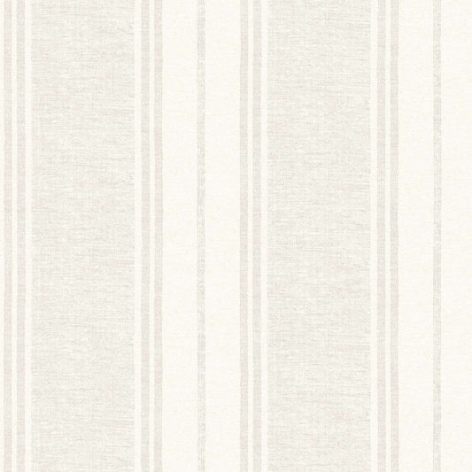 Chesapeake Plaid & Stripe Maddox Flannel Wallpaper - Light Gray