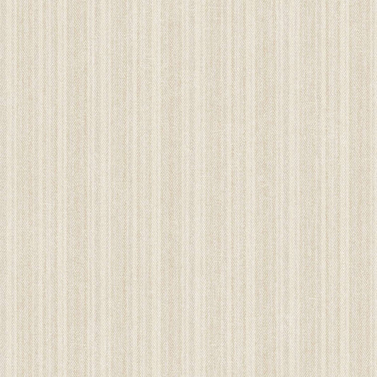 Chesapeake Plaid & Stripe Stokes Chevron Wallpaper - Beige