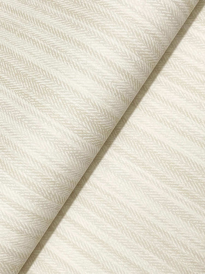 Chesapeake Plaid & Stripe Stokes Chevron Wallpaper Sample - Beige