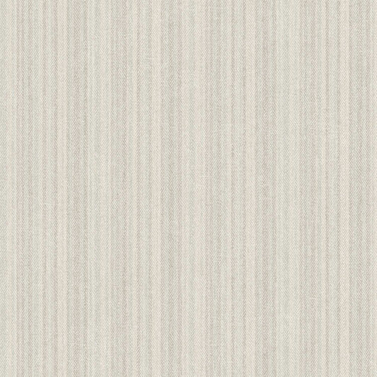 Chesapeake Plaid & Stripe Stokes Chevron Wallpaper - Grey