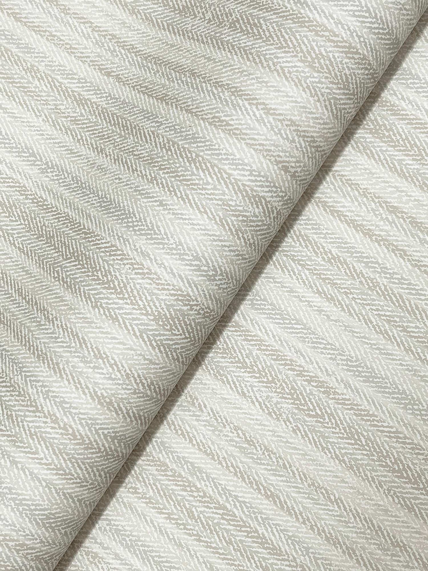 Chesapeake Plaid & Stripe Stokes Chevron Wallpaper - Grey