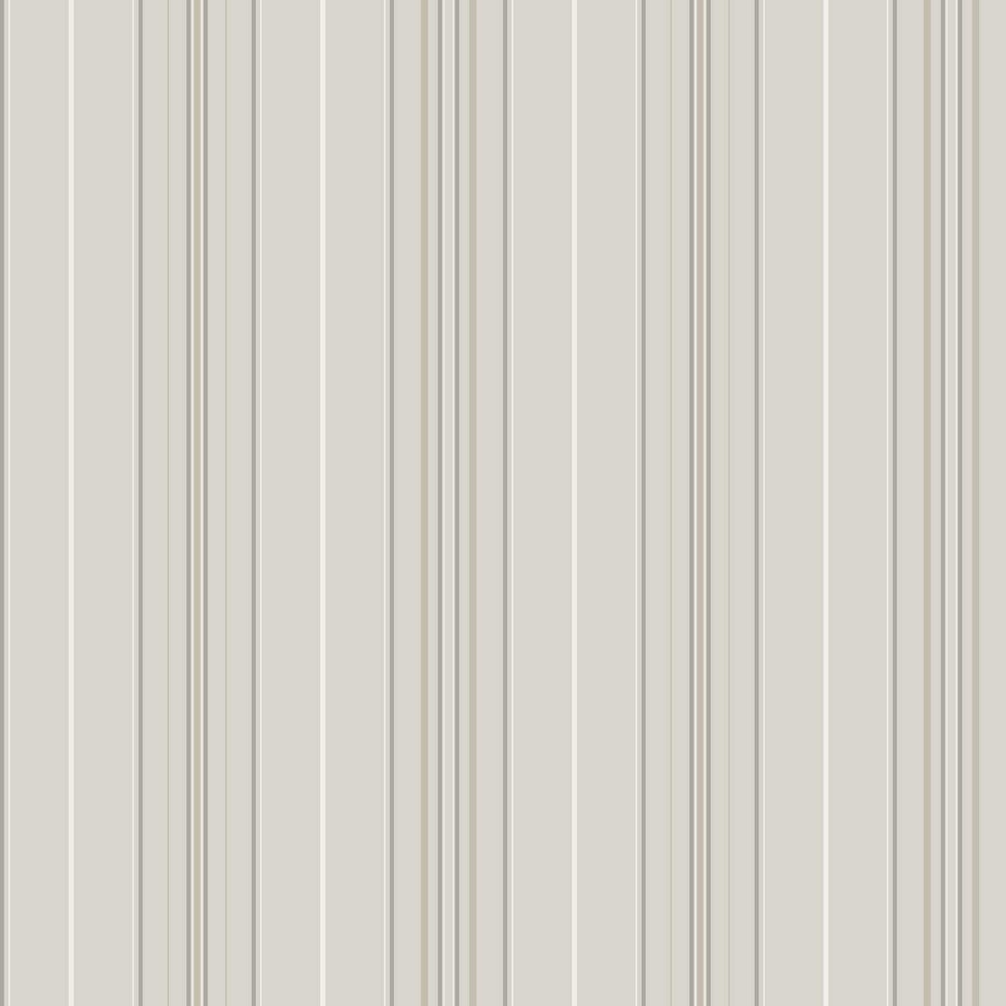 Chesapeake Plaid & Stripe Lascelle Pinstripe Wallpaper - Light Gray