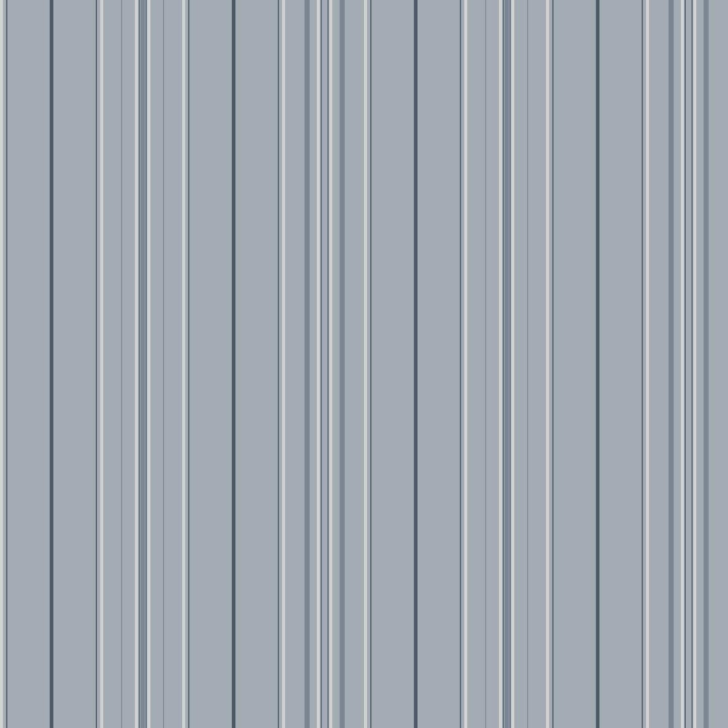 Chesapeake Plaid & Stripe Lascelle Pinstripe Wallpaper Sample - Light Blue