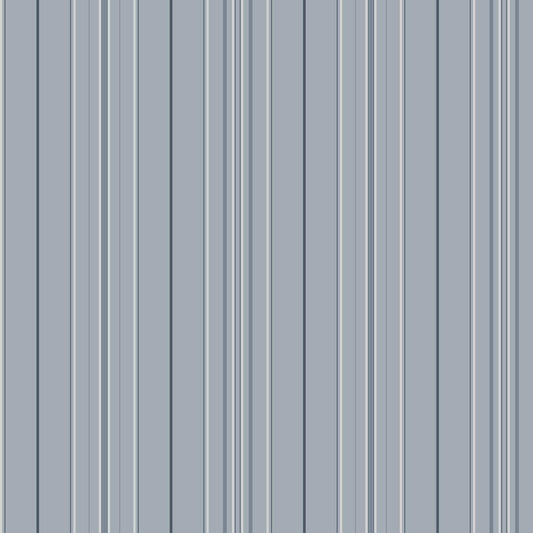 Chesapeake Plaid & Stripe Lascelle Pinstripe Wallpaper - Light Blue