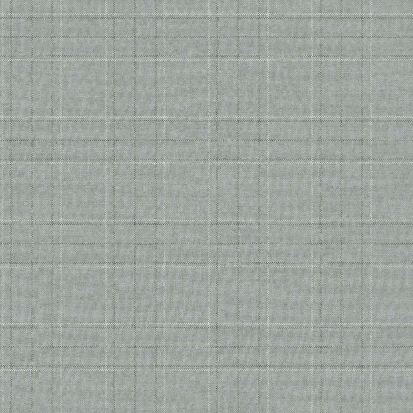 Chesapeake Plaid & Stripe Fox Hollow Wallpaper - Turquoise