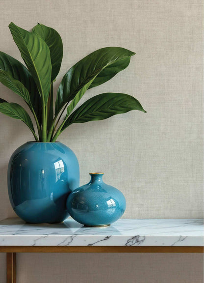 A-Street Prints Portofino Alba Weave Wallpaper Sample - Lavender