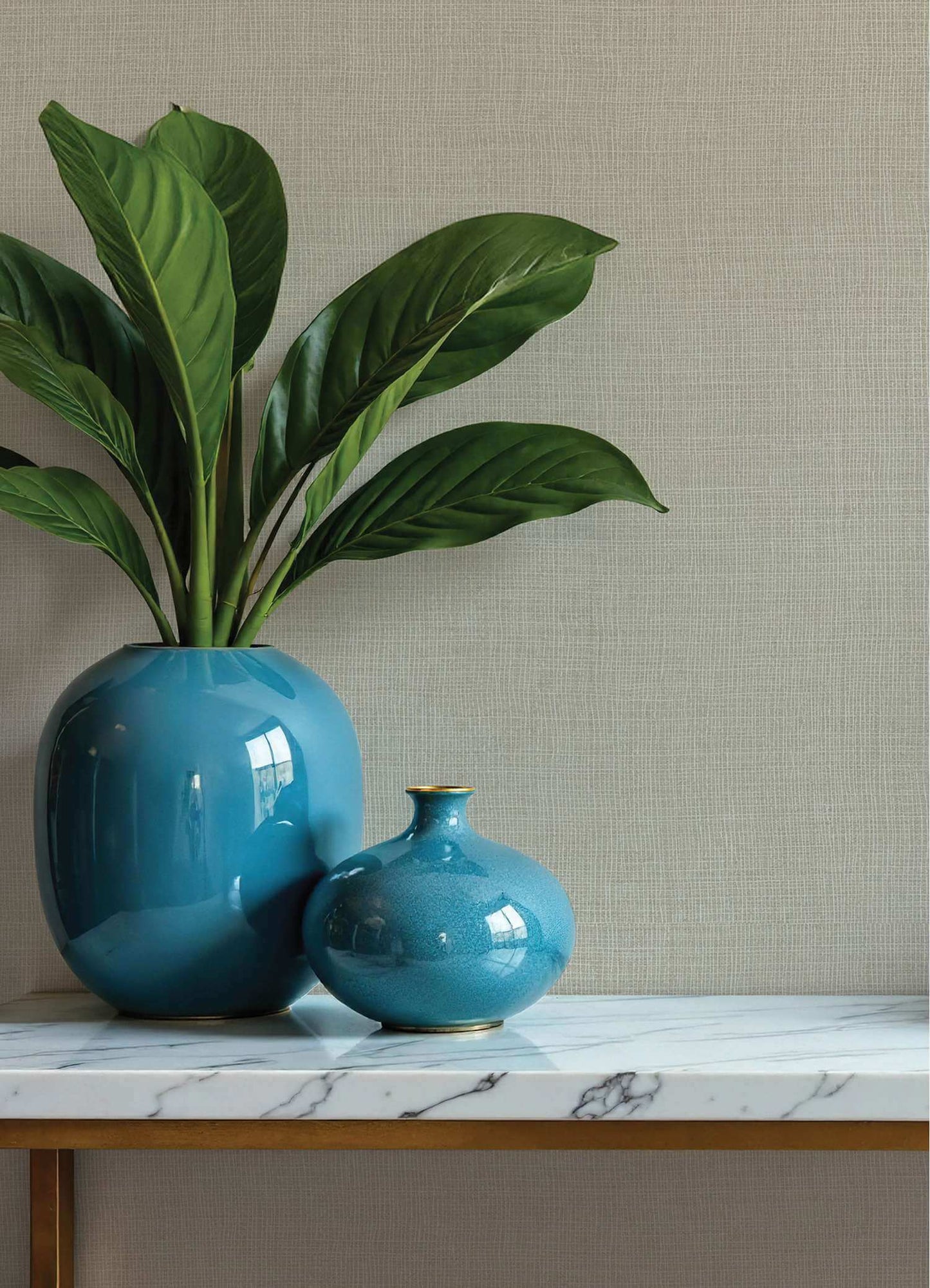 A-Street Prints Portofino Alba Weave Wallpaper Sample - Gray