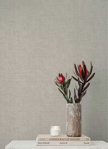 A-Street Prints Portofino Alba Weave Wallpaper Sample - Beige