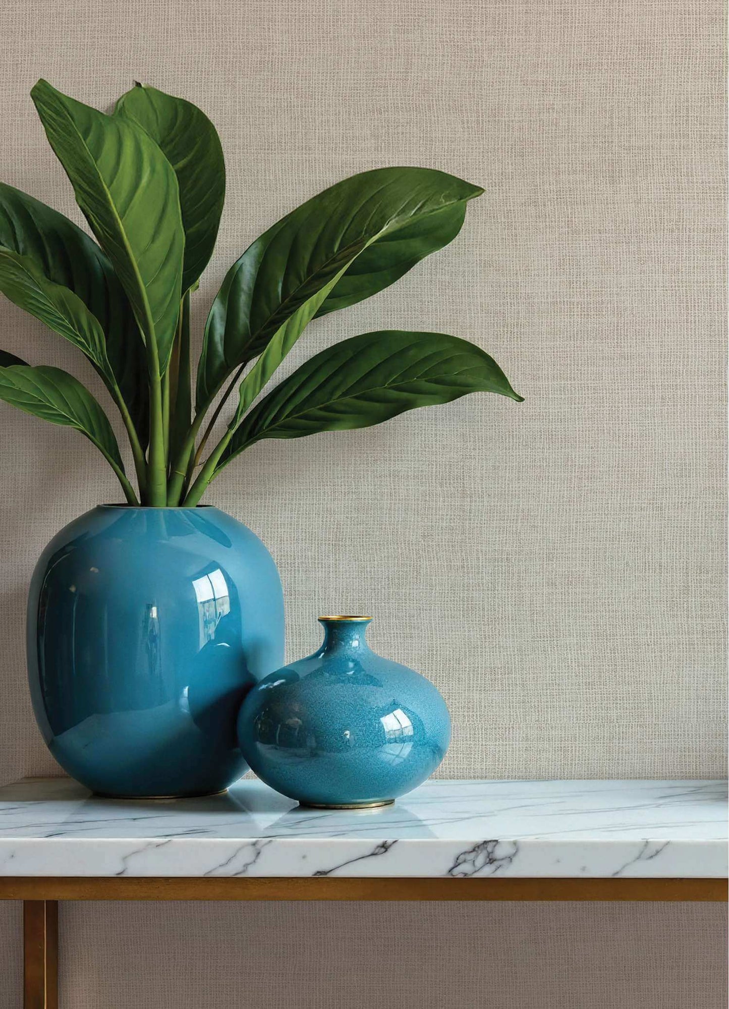 A-Street Prints Portofino Alba Weave Wallpaper Sample - Beige