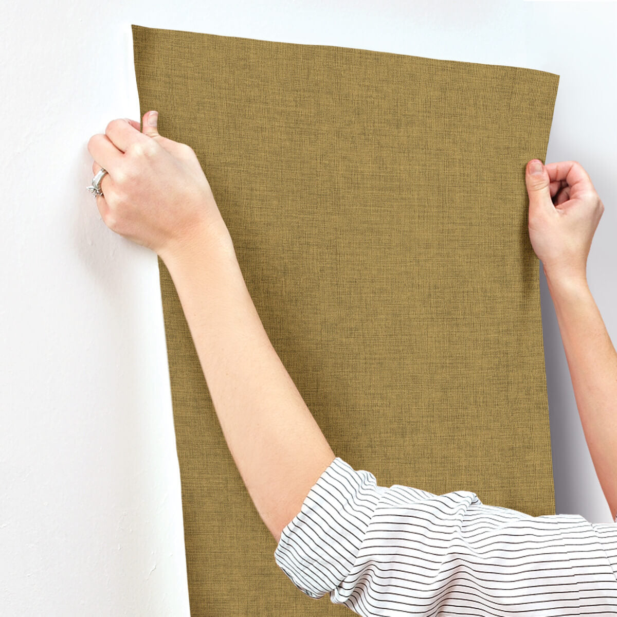 A-Street Prints Portofino Alba Weave Wallpaper Sample - Bronze
