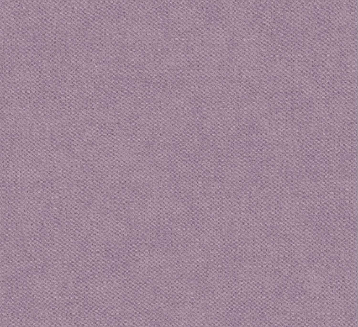 A close-up of a textured fabric or wallpaper swatch in a muted dusty lavender-purple color.