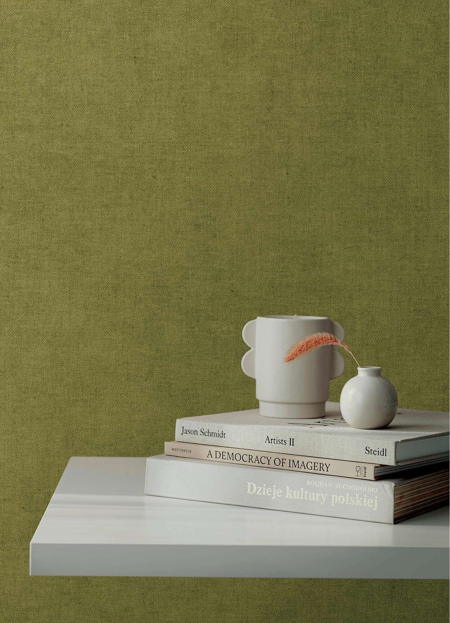 A-Street Prints Portofino Nuovo Wallpaper Sample - Chartreuse