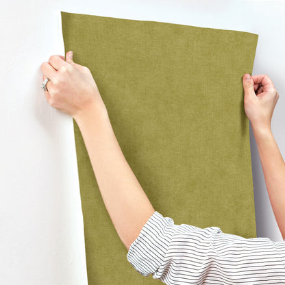 A-Street Prints Portofino Nuovo Wallpaper Sample - Chartreuse