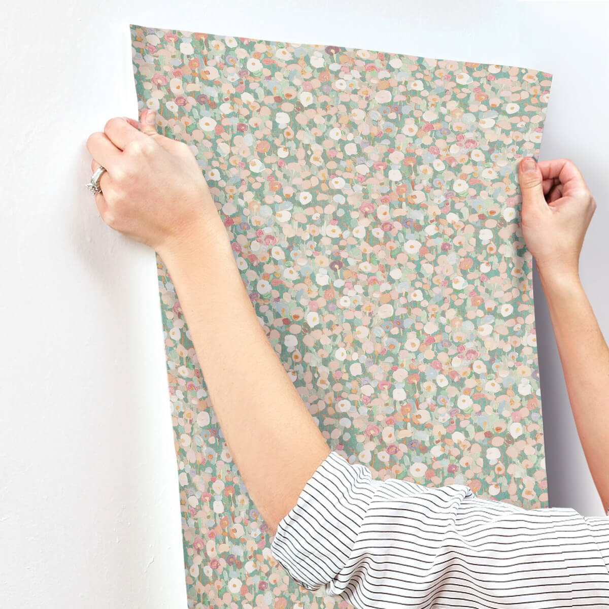 A-Street Prints Portofino Prato Floral Wallpaper - Pastel
