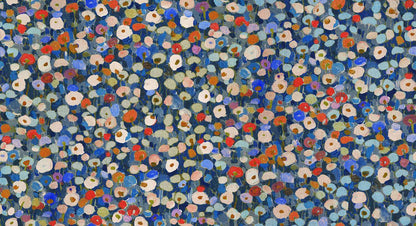 A-Street Prints Portofino Prato Floral Wallpaper Sample - Blue