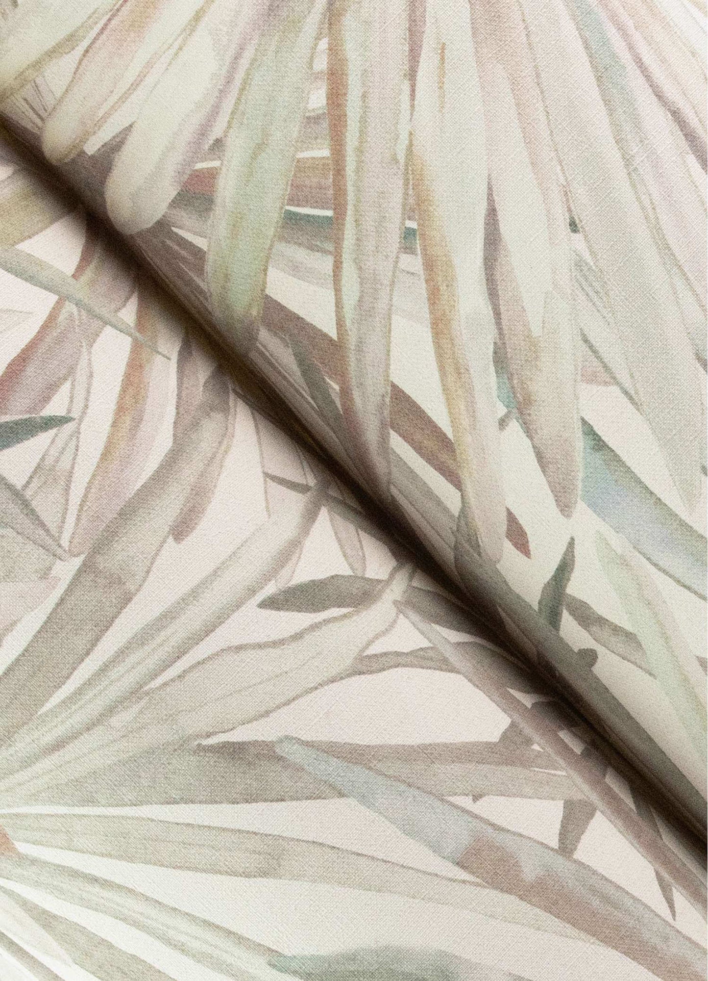 A-Street Prints Portofino Corifa Palm Leaf Wallpaper Sample - Cream