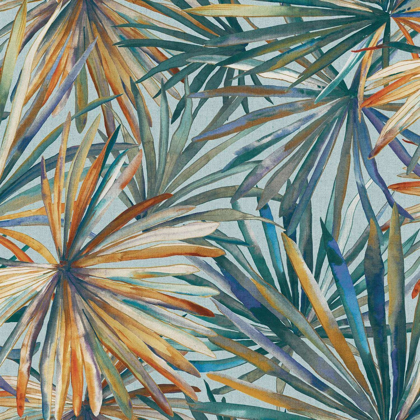 A-Street Prints Portofino Corifa Palm Leaf Wallpaper - Sea Green